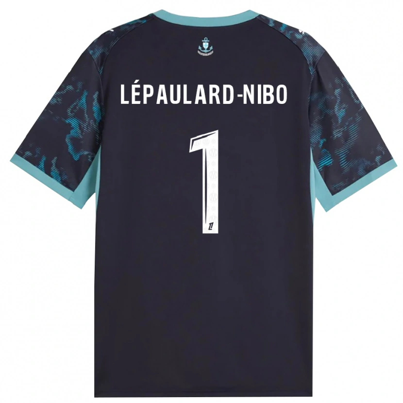 Danxen Mulher Camisola Mailey Lépaulard-Nibo #1 Turquesa Pálida Branco Preto Alternativa 2026/27 Camisa