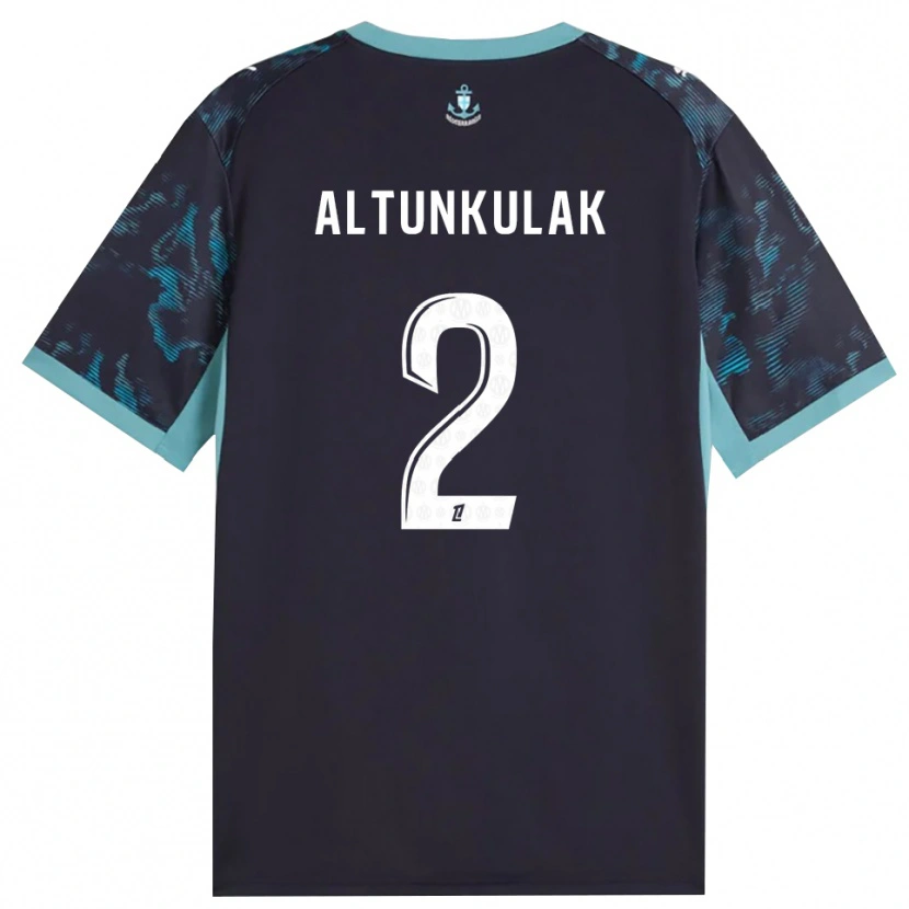 Danxen Mulher Camisola Selen Altunkulak #2 Turquesa Pálida Branco Preto Alternativa 2026/27 Camisa