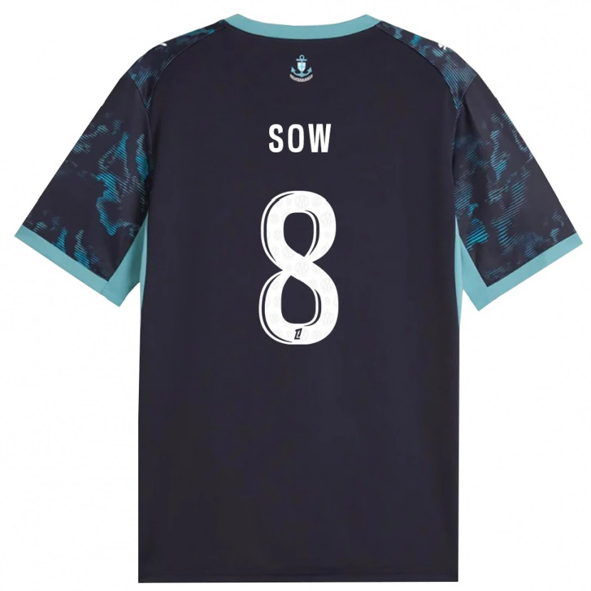 Danxen Mulher Camisola Mbayang Sow #8 Turquesa Pálida Branco Preto Alternativa 2026/27 Camisa