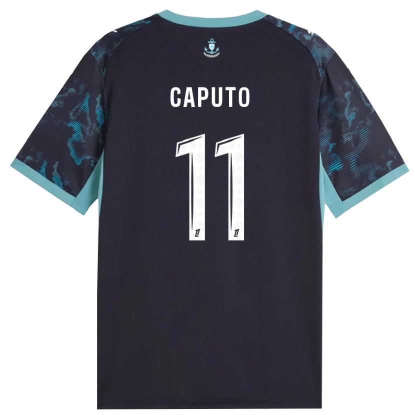 Danxen Mulher Camisola Cindy Caputo #11 Turquesa Pálida Branco Preto Alternativa 2026/27 Camisa