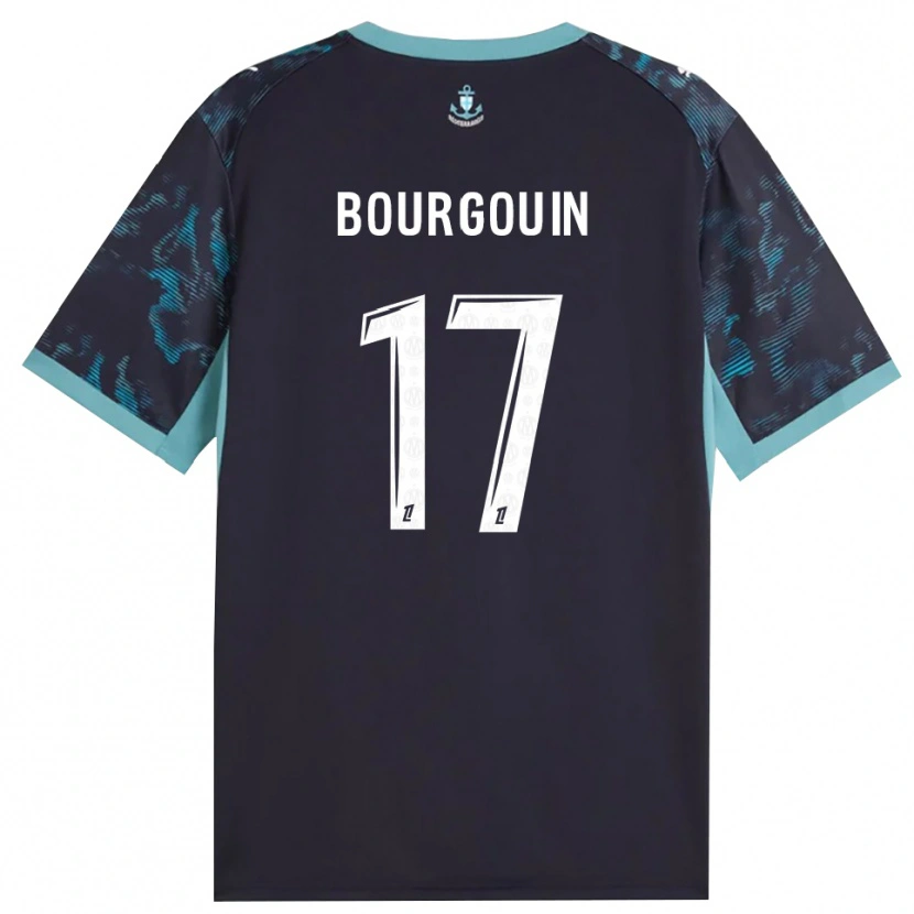 Danxen Mulher Camisola Laura Bourgouin #17 Turquesa Pálida Branco Preto Alternativa 2026/27 Camisa