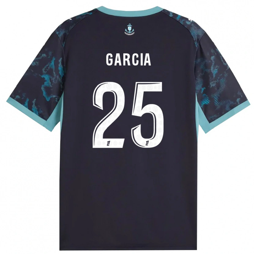 Danxen Mulher Camisola Ulisses Garcia #25 Turquesa Pálida Branco Preto Alternativa 2026/27 Camisa