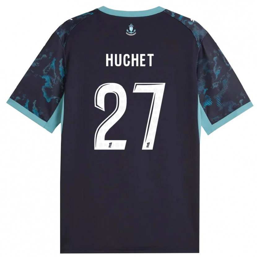 Danxen Mulher Camisola Sarah Huchet #27 Turquesa Pálida Branco Preto Alternativa 2026/27 Camisa