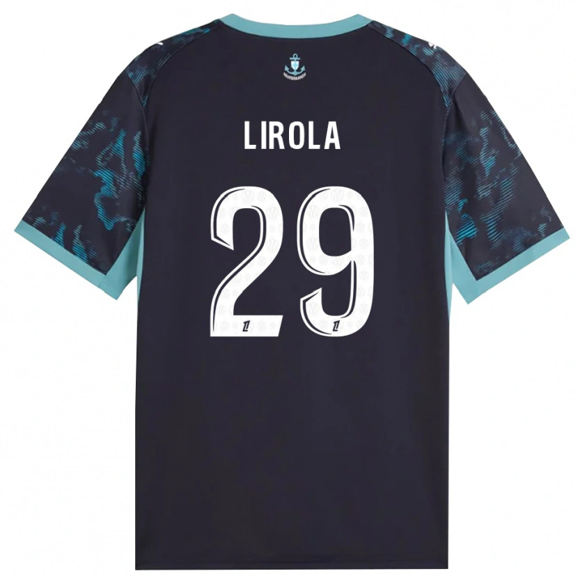 Danxen Mulher Camisola Pol Lirola #29 Turquesa Pálida Branco Preto Alternativa 2026/27 Camisa