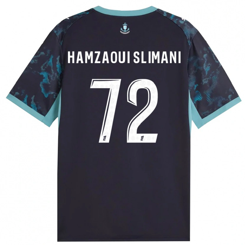 Danxen Mulher Camisola Hilan Hamzaoui Slimani #72 Turquesa Pálida Branco Preto Alternativa 2026/27 Camisa