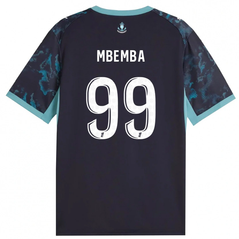 Danxen Mulher Camisola Chancel Mbemba #99 Turquesa Pálida Branco Preto Alternativa 2026/27 Camisa