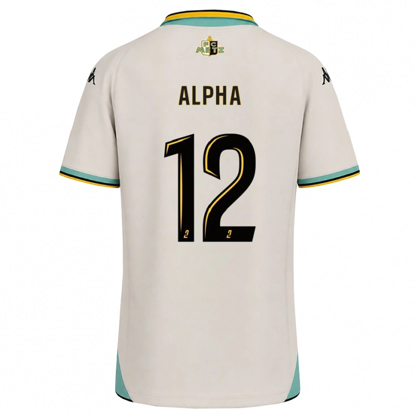 Danxen Mulher Camisola Alpha Touré #12 Branco Floral Preto Alternativa 2026/27 Camisa