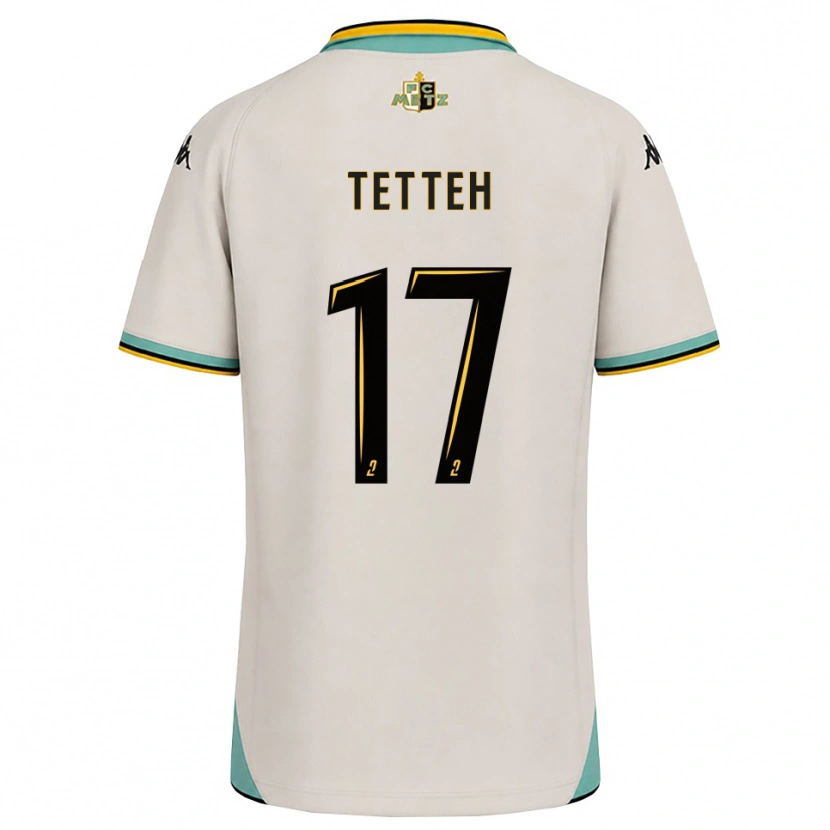 Danxen Mulher Camisola Benjamin Tetteh #17 Branco Floral Preto Alternativa 2026/27 Camisa