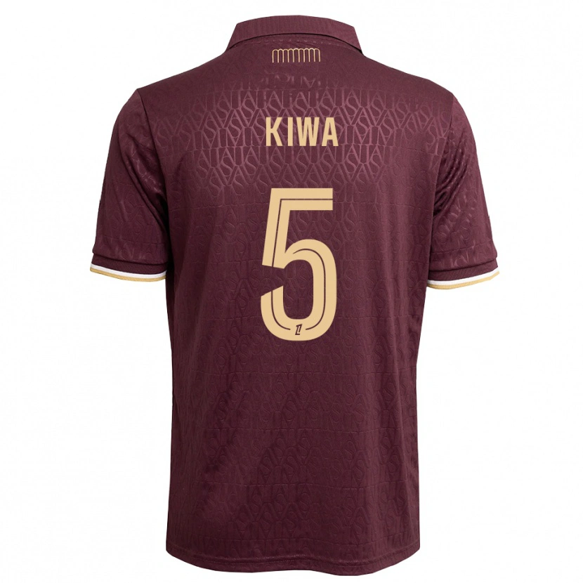 Danxen Mulher Camisola Bradel Kiwa #5 Marrom Areia De Castanha Alternativa 2026/27 Camisa