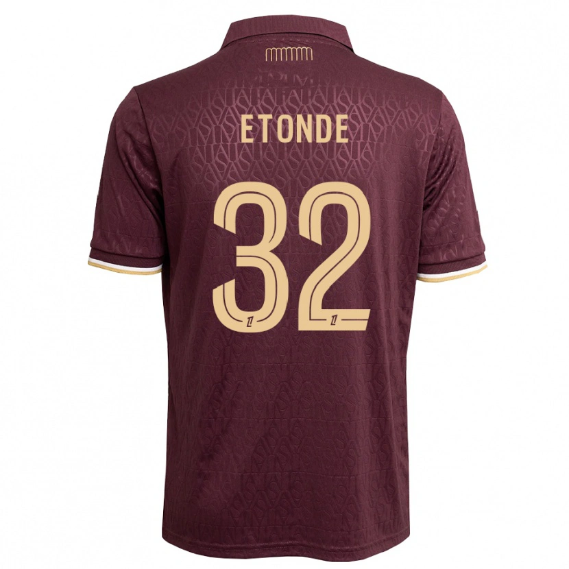 Danxen Mulher Camisola Romaric Etonde #32 Marrom Areia De Castanha Alternativa 2026/27 Camisa