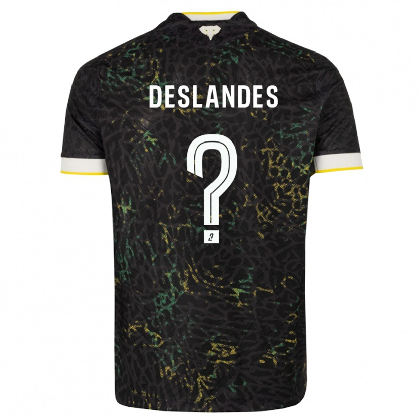 Danxen Mulher Camisola Louness Deslandes #0 Preto Branco Amarelo Alternativa 2026/27 Camisa