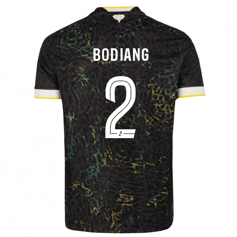 Danxen Mulher Camisola Moutanabi Bodiang #2 Preto Branco Amarelo Alternativa 2026/27 Camisa