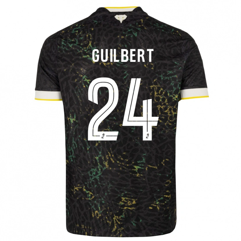 Danxen Mulher Camisola Frédéric Guilbert #24 Preto Branco Amarelo Alternativa 2026/27 Camisa