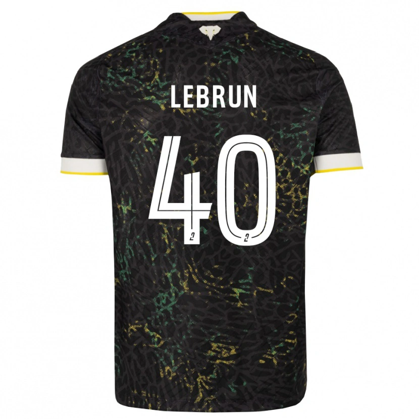 Danxen Mulher Camisola Lisa Lebrun #40 Preto Branco Amarelo Alternativa 2026/27 Camisa