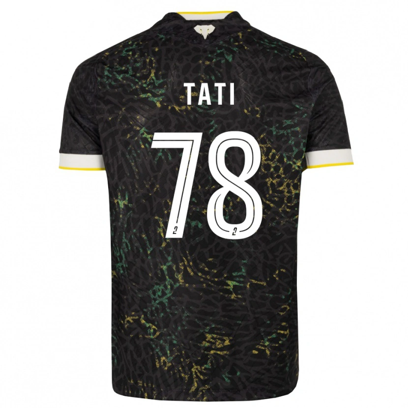 Danxen Mulher Camisola Tylel Tati #78 Preto Branco Amarelo Alternativa 2026/27 Camisa