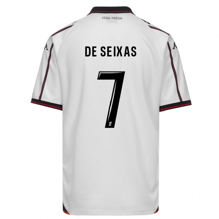 Danxen Mulher Camisola Morgane De Seixas #7 Preto Branco Alternativa 2026/27 Camisa
