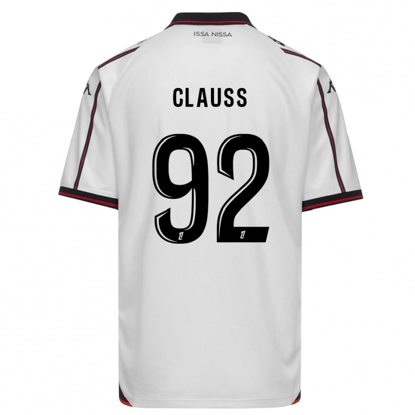 Danxen Mulher Camisola Jonathan Clauss #92 Preto Branco Alternativa 2026/27 Camisa