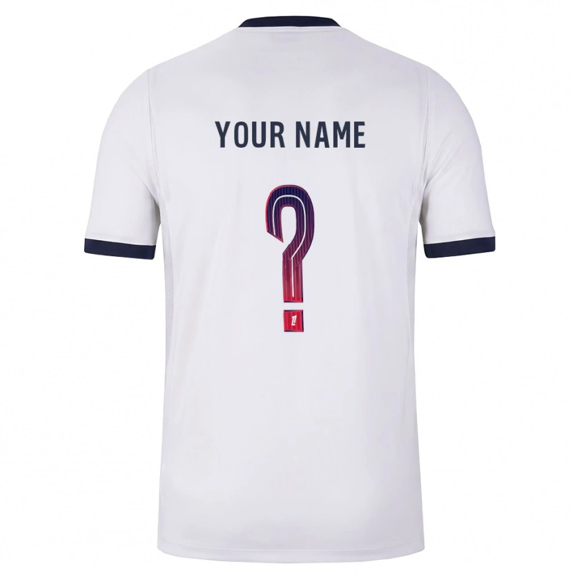 Danxen Mulher Camisola Seu Nome #0 Branco Preto Vermelho Alternativa 2026/27 Camisa