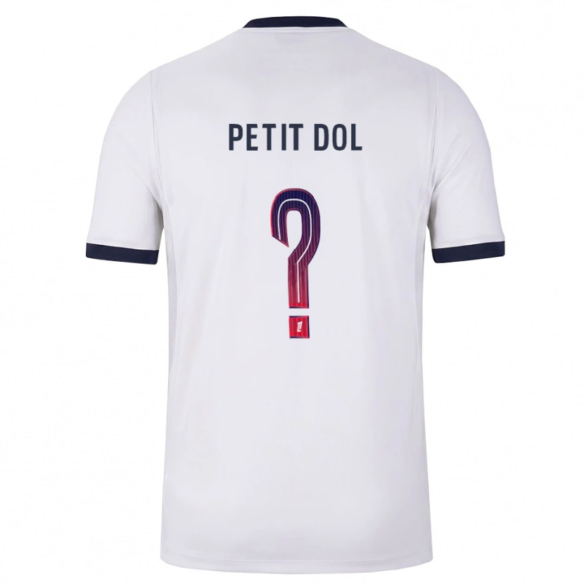 Danxen Mulher Camisola Mathieu Petit Dol #0 Branco Preto Vermelho Alternativa 2026/27 Camisa