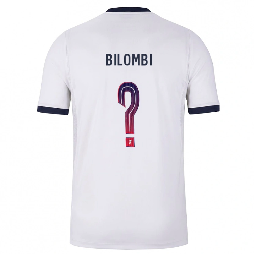 Danxen Mulher Camisola Landryna Lushimba Bilombi #0 Branco Preto Vermelho Alternativa 2026/27 Camisa