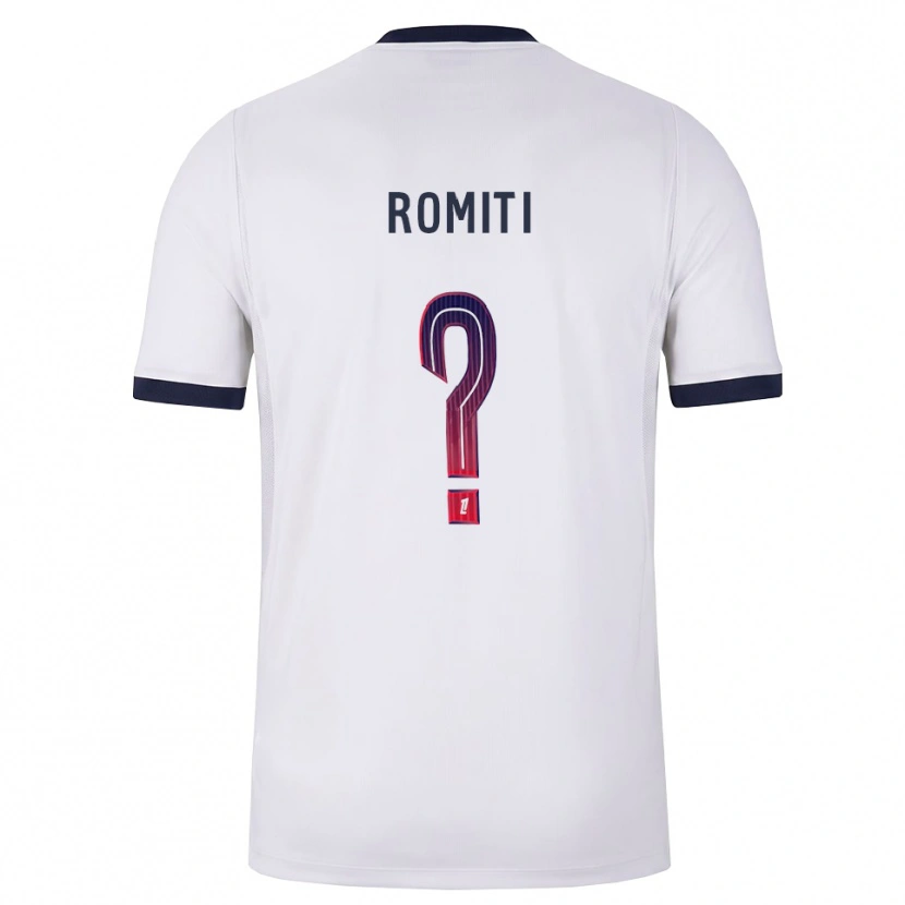 Danxen Mulher Camisola Olivia Romiti #0 Branco Preto Vermelho Alternativa 2026/27 Camisa