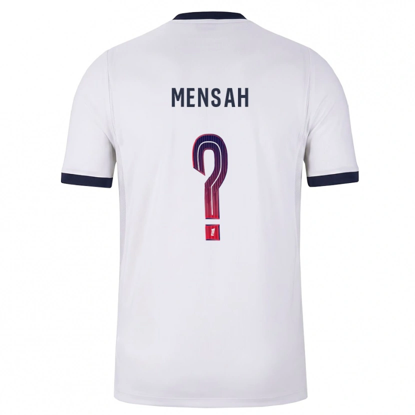 Danxen Mulher Camisola Isaac Mensah #0 Branco Preto Vermelho Alternativa 2026/27 Camisa