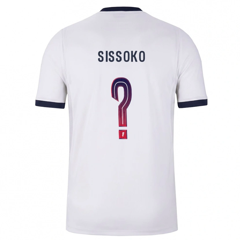 Danxen Mulher Camisola Nassiama Sissoko #0 Branco Preto Vermelho Alternativa 2026/27 Camisa
