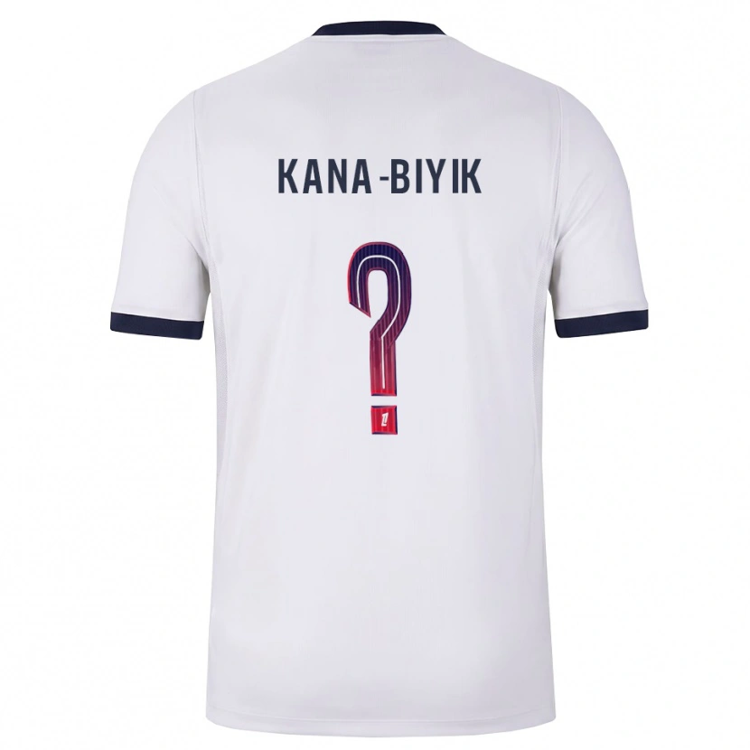 Danxen Mulher Camisola Lorenzo Kana-Biyik #0 Branco Preto Vermelho Alternativa 2026/27 Camisa