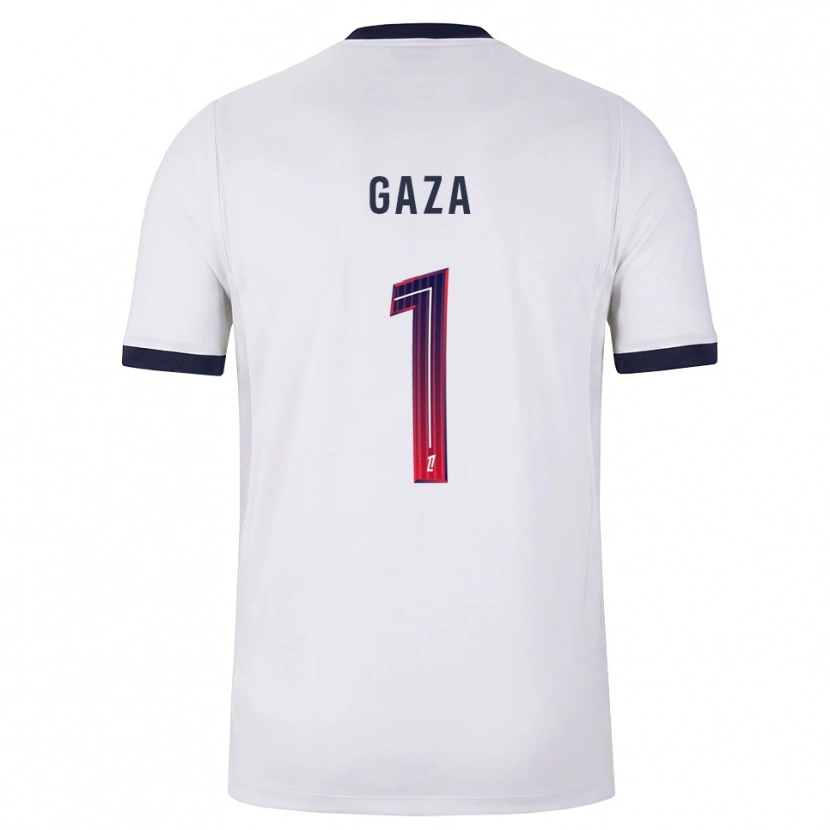 Danxen Mulher Camisola Johnny Gaza #1 Branco Preto Vermelho Alternativa 2026/27 Camisa