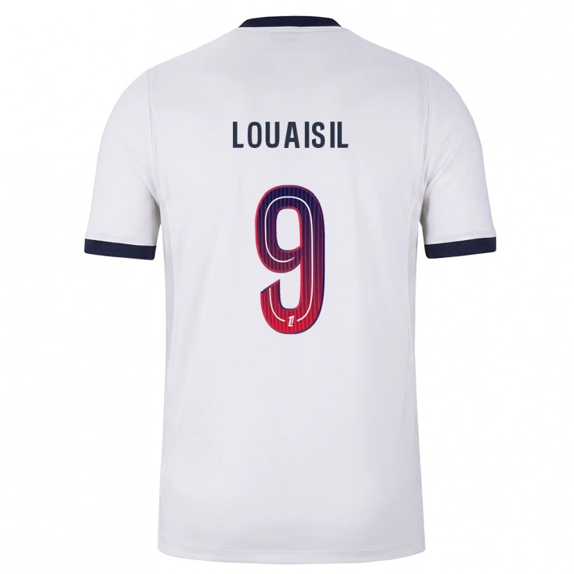 Danxen Mulher Camisola Kévin Louaisil #9 Branco Preto Vermelho Alternativa 2026/27 Camisa