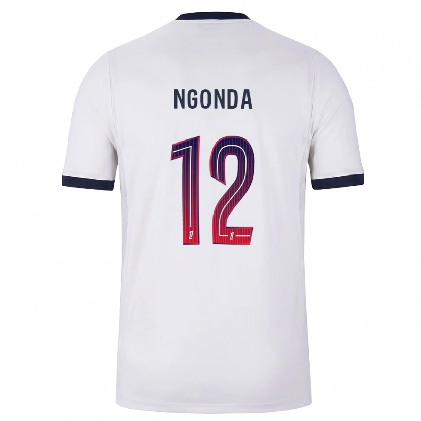 Danxen Mulher Camisola Merdi Ngonda #12 Branco Preto Vermelho Alternativa 2026/27 Camisa