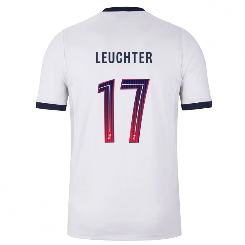 Danxen Mulher Camisola Romée Leuchter #17 Branco Preto Vermelho Alternativa 2026/27 Camisa