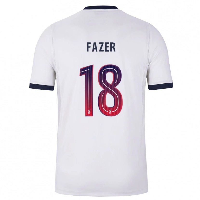 Danxen Mulher Camisola Laurina Fazer #18 Branco Preto Vermelho Alternativa 2026/27 Camisa