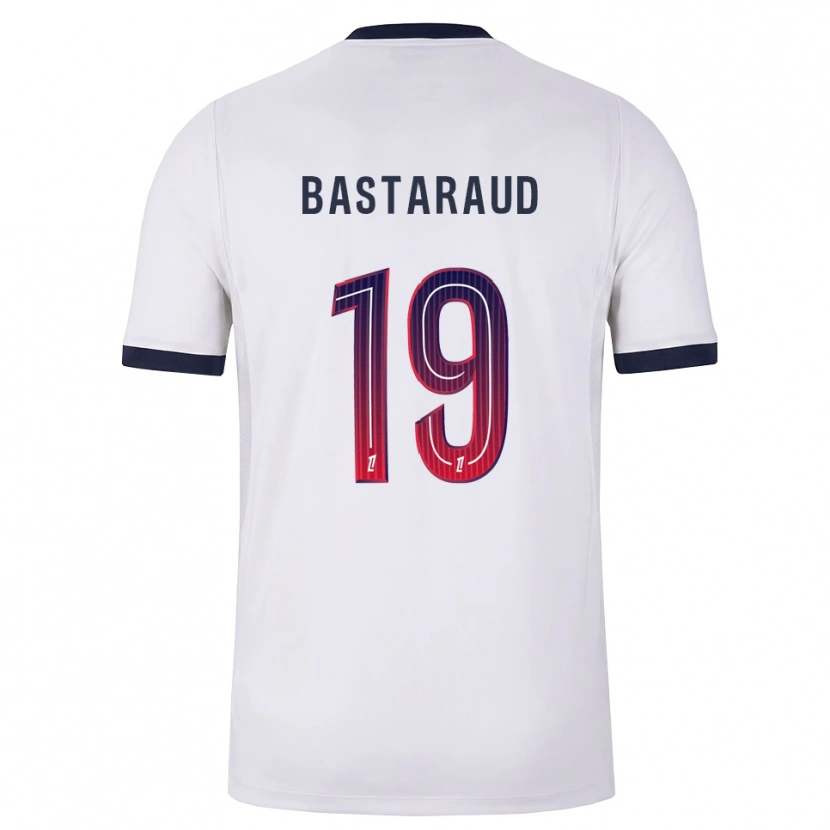 Danxen Mulher Camisola Yanis Bastaraud #19 Branco Preto Vermelho Alternativa 2026/27 Camisa