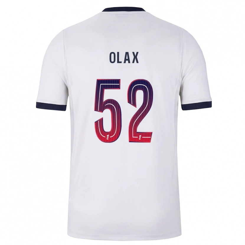 Danxen Mulher Camisola Djamy Olax #52 Branco Preto Vermelho Alternativa 2026/27 Camisa