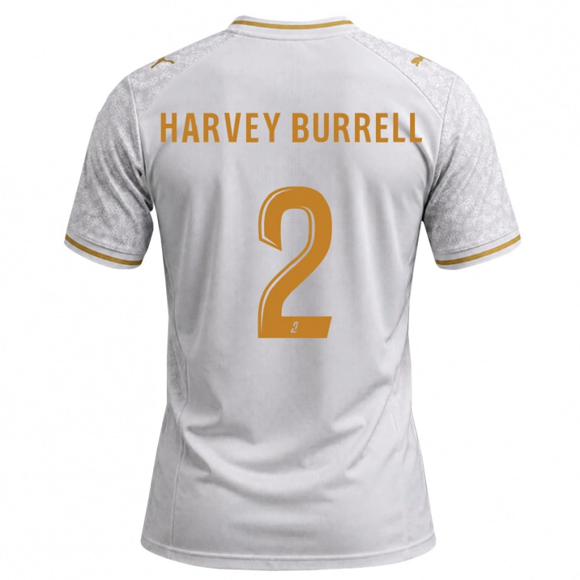 Danxen Mulher Camisola Ezeckiel Zola Ngundu #2 Cinza Dourado Branco Alternativa 2026/27 Camisa