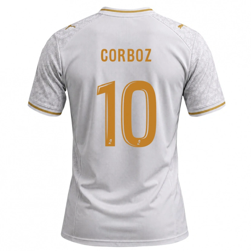 Danxen Mulher Camisola Rachel Corboz #10 Cinza Dourado Branco Alternativa 2026/27 Camisa