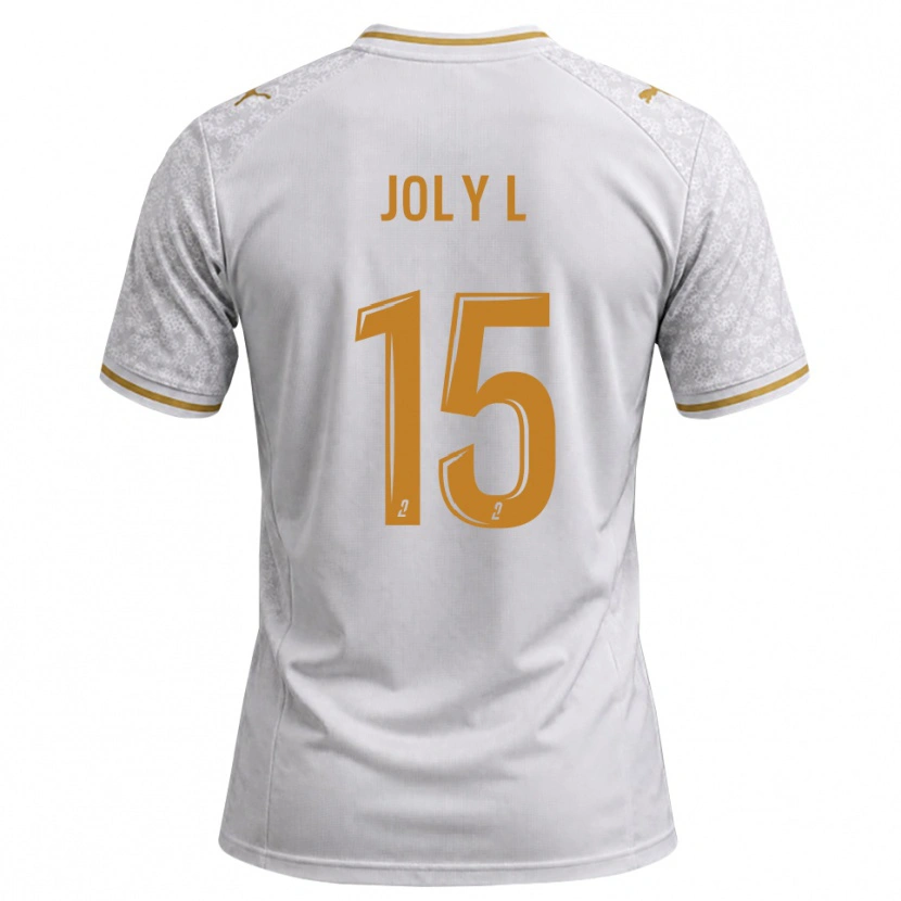 Danxen Mulher Camisola Lou Ann Joly #15 Cinza Dourado Branco Alternativa 2026/27 Camisa