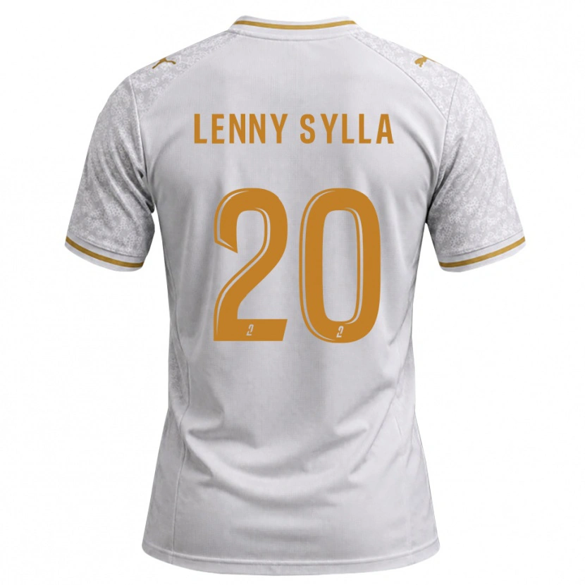 Danxen Mulher Camisola Lenny Sylla #20 Cinza Dourado Branco Alternativa 2026/27 Camisa