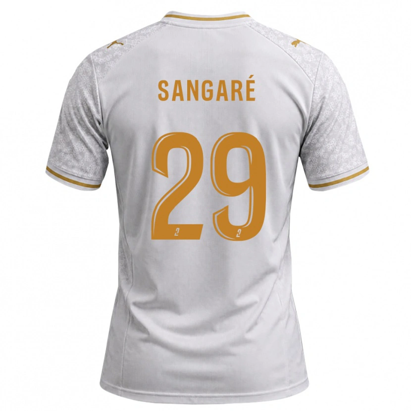 Danxen Mulher Camisola Hawa Sangaré #29 Cinza Dourado Branco Alternativa 2026/27 Camisa