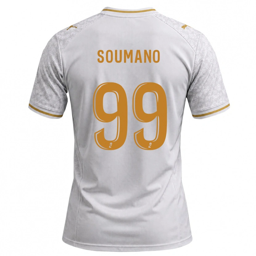 Danxen Mulher Camisola Sambou Soumano #99 Cinza Dourado Branco Alternativa 2026/27 Camisa