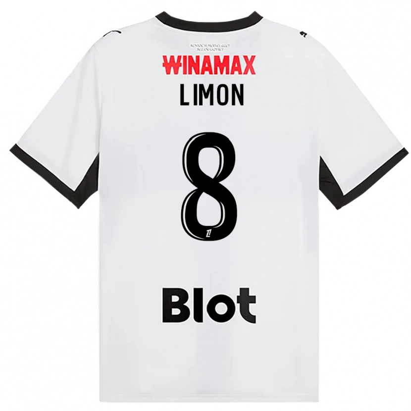 Danxen Mulher Camisola Paolo Limon #8 Preto Branco Vermelho Alternativa 2026/27 Camisa