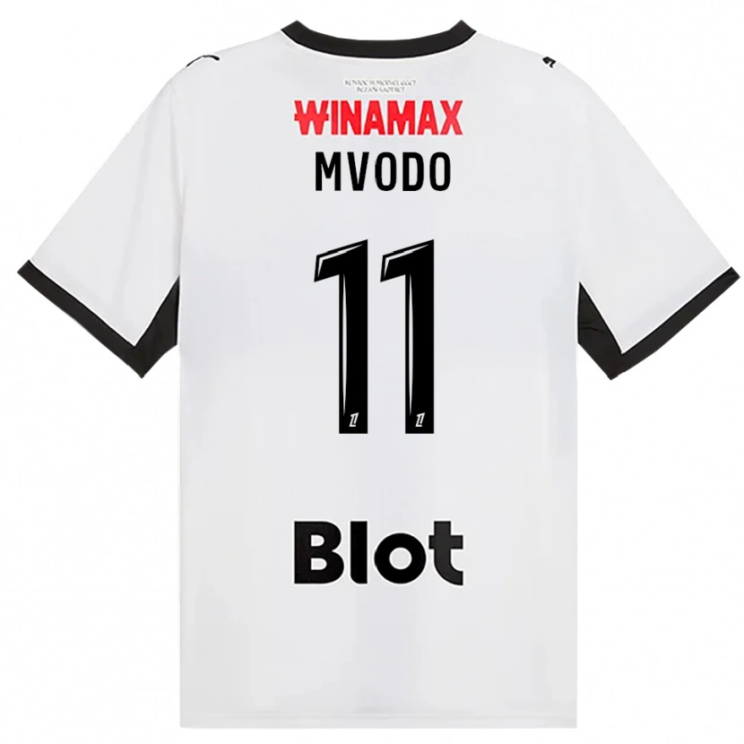 Danxen Mulher Camisola Steeve Mvodo Mvodo #11 Preto Branco Vermelho Alternativa 2026/27 Camisa