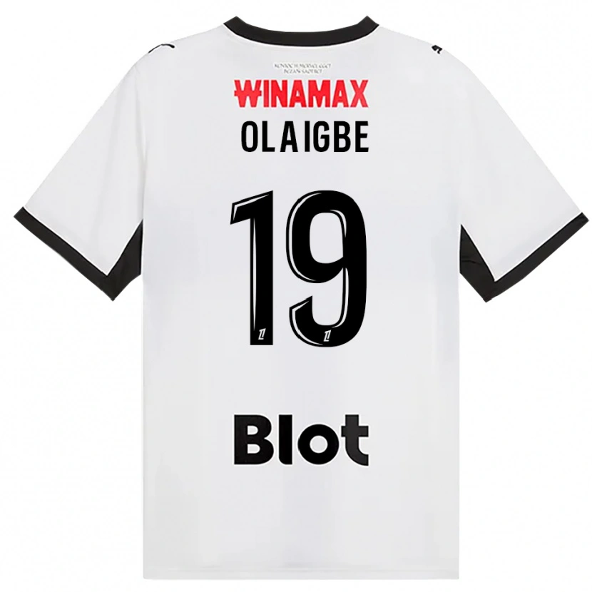 Danxen Mulher Camisola Kazeem Olaigbe #19 Preto Branco Vermelho Alternativa 2026/27 Camisa