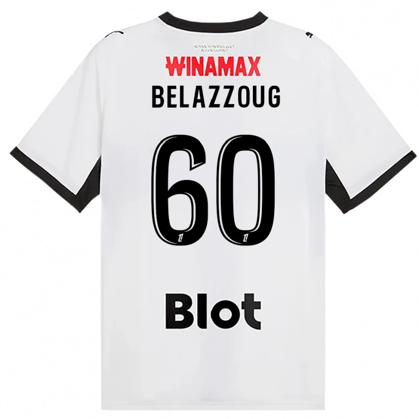 Danxen Mulher Camisola Kilian Belazzoug #60 Preto Branco Vermelho Alternativa 2026/27 Camisa
