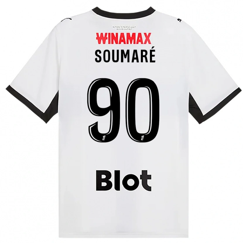 Danxen Mulher Camisola Issa Soumaré #90 Preto Branco Vermelho Alternativa 2026/27 Camisa