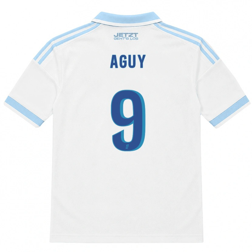 Danxen Mulher Camisola David Aguy #9 Azul Céu Claro Branco Vermelho Alternativa 2026/27 Camisa