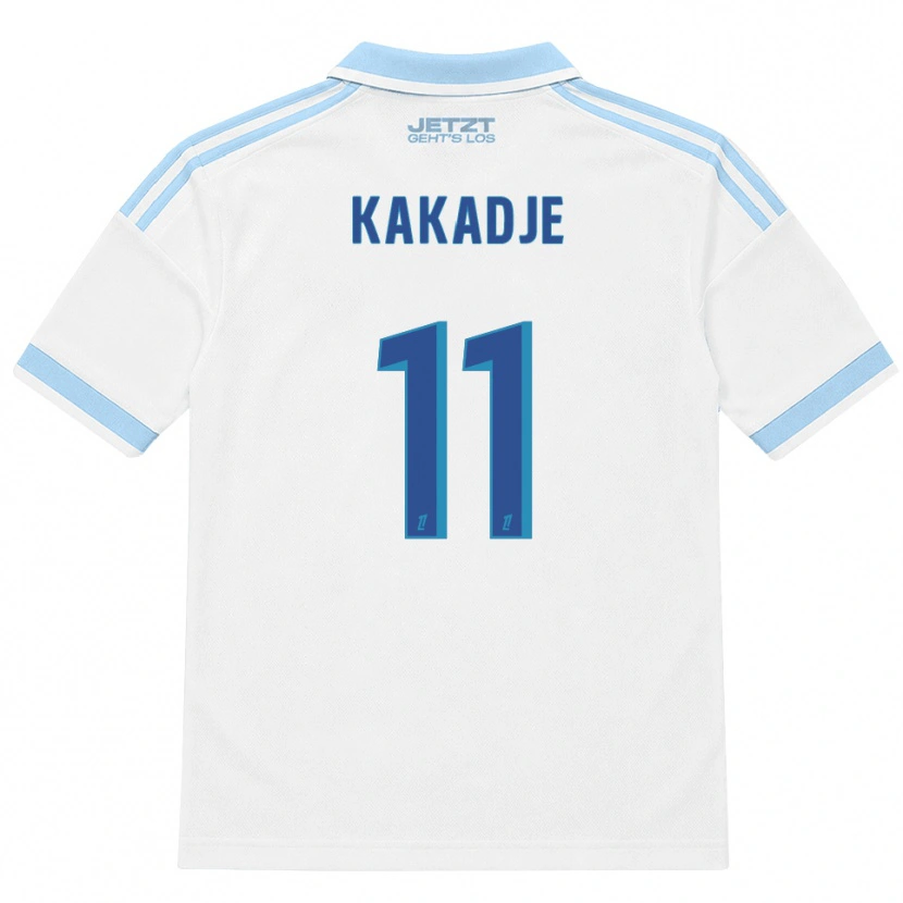 Danxen Mulher Camisola Dan-Marcel Kakadje #11 Azul Céu Claro Branco Vermelho Alternativa 2026/27 Camisa