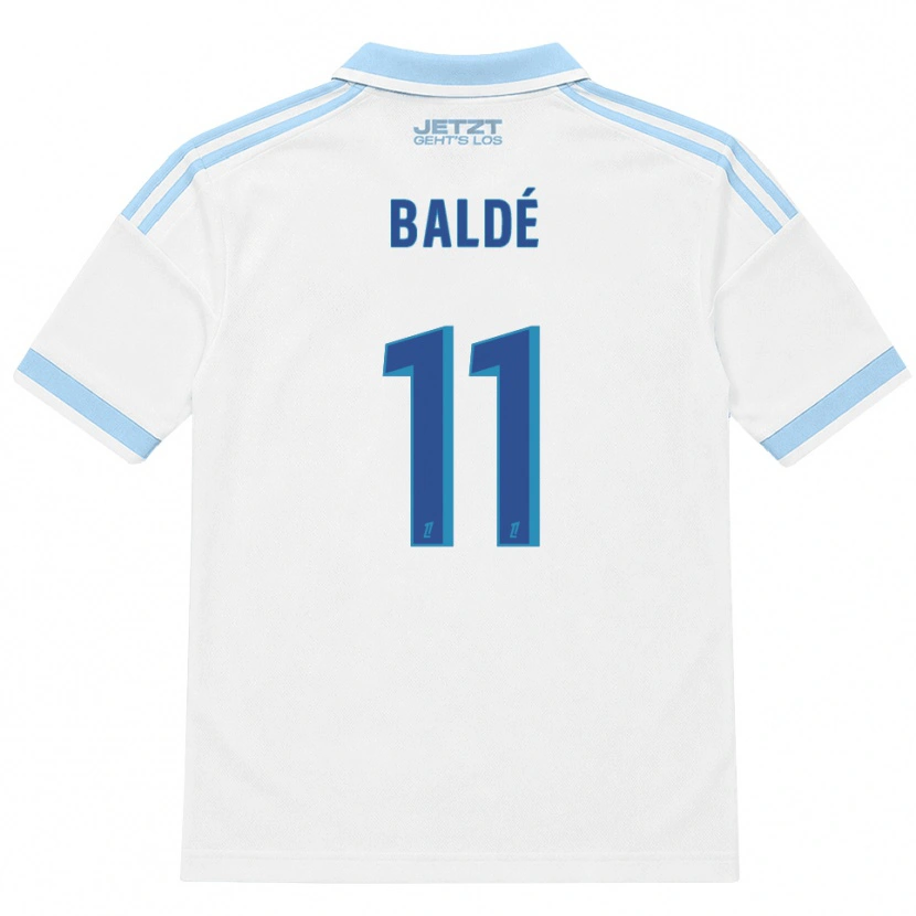 Danxen Mulher Camisola Fatoumata Baldé #11 Azul Céu Claro Branco Vermelho Alternativa 2026/27 Camisa