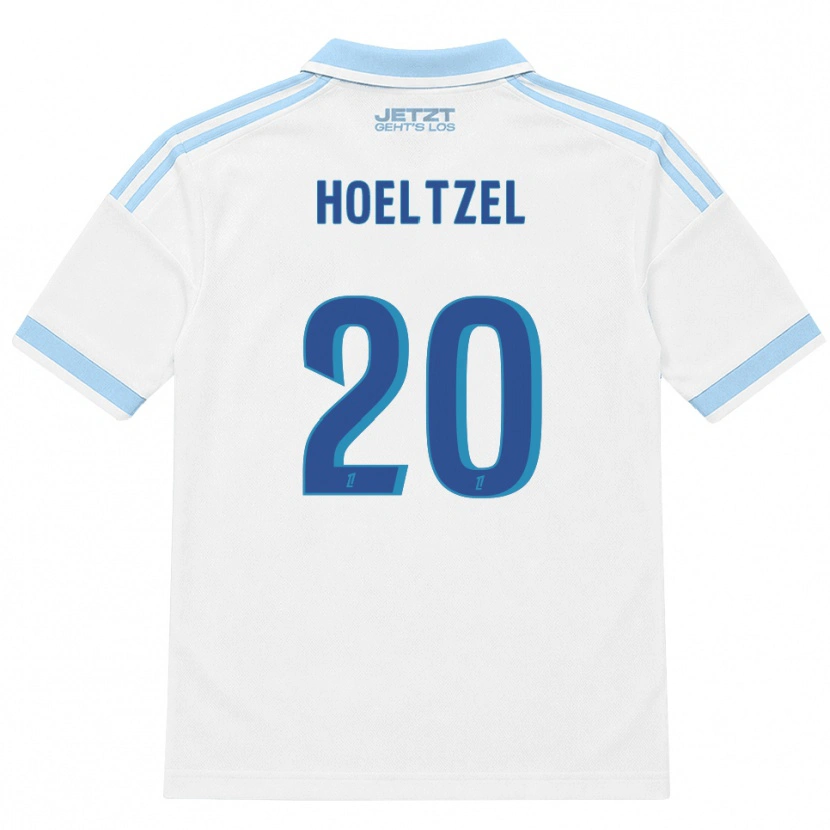 Danxen Mulher Camisola Mégane Hoeltzel #20 Azul Céu Claro Branco Vermelho Alternativa 2026/27 Camisa